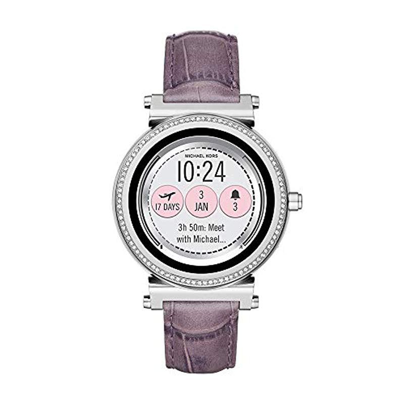 michael kors purple smartwatch