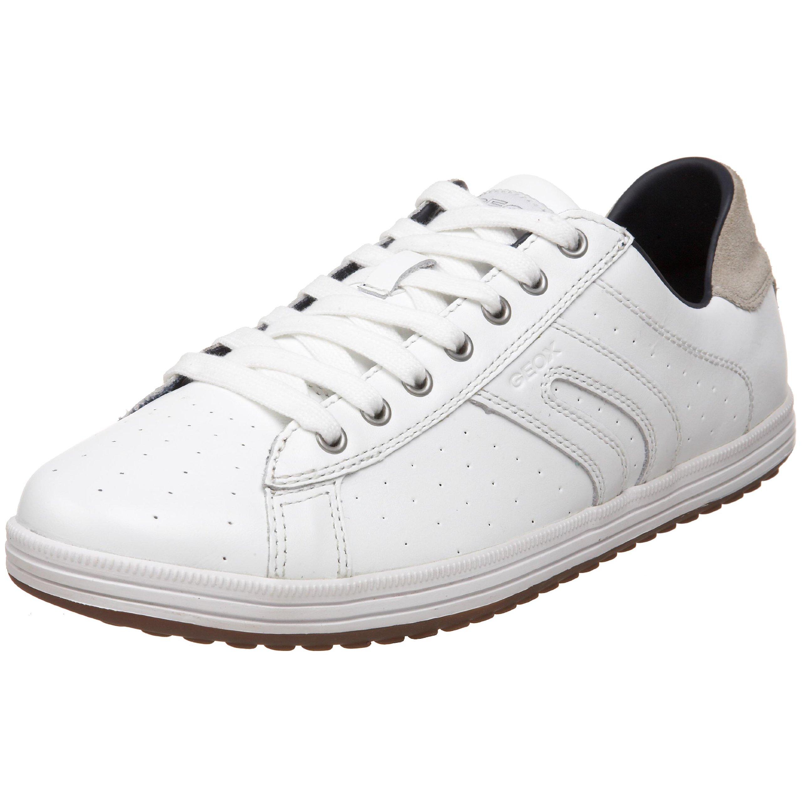Geox Uomo Vita Fashion Sneaker,white/navy,39 Eu for Men | Lyst