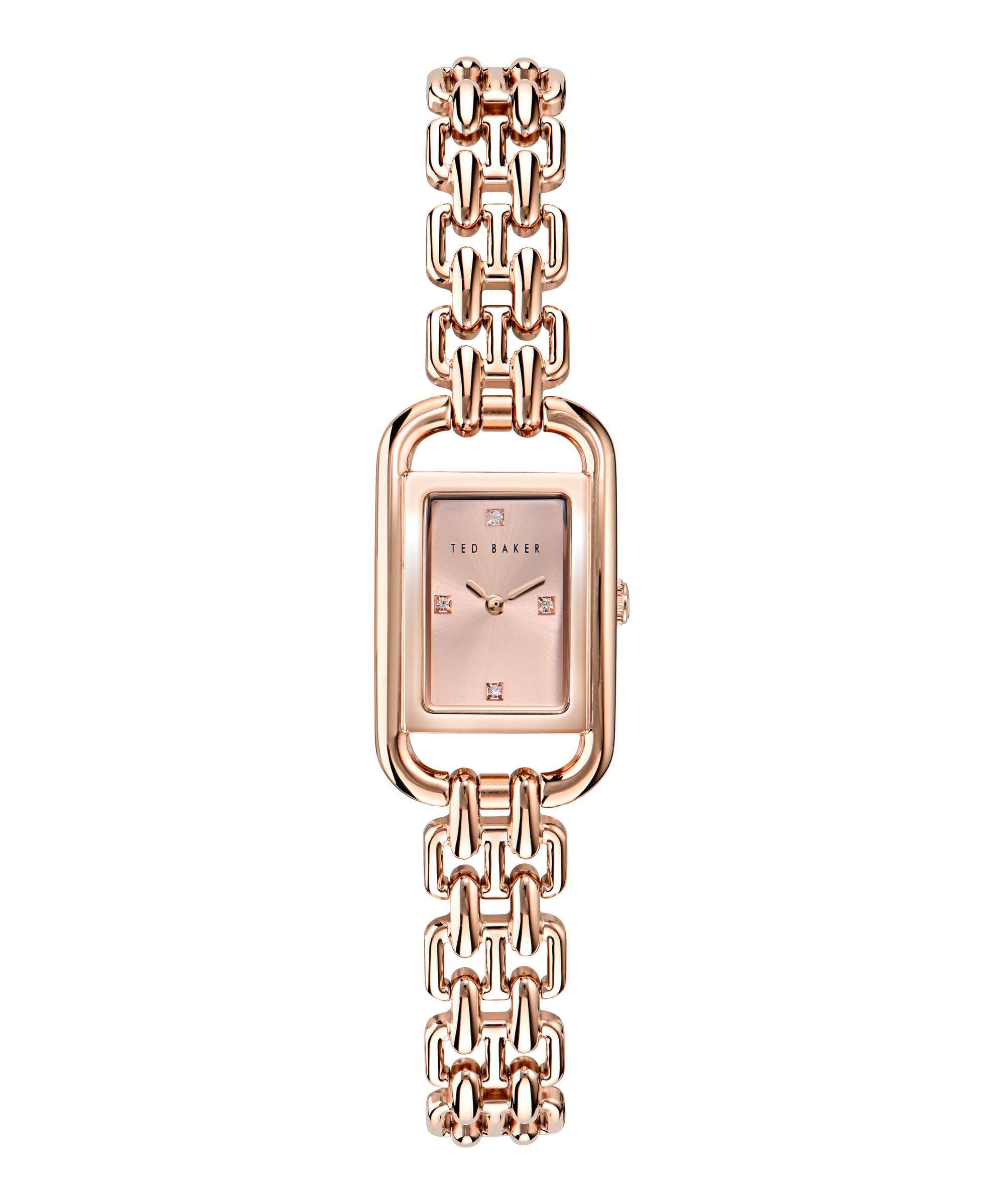 Ted Baker Tessye Ladies Rose Gold Stainless Steel Chain Bracelet Watch in Metallic Lyst UK