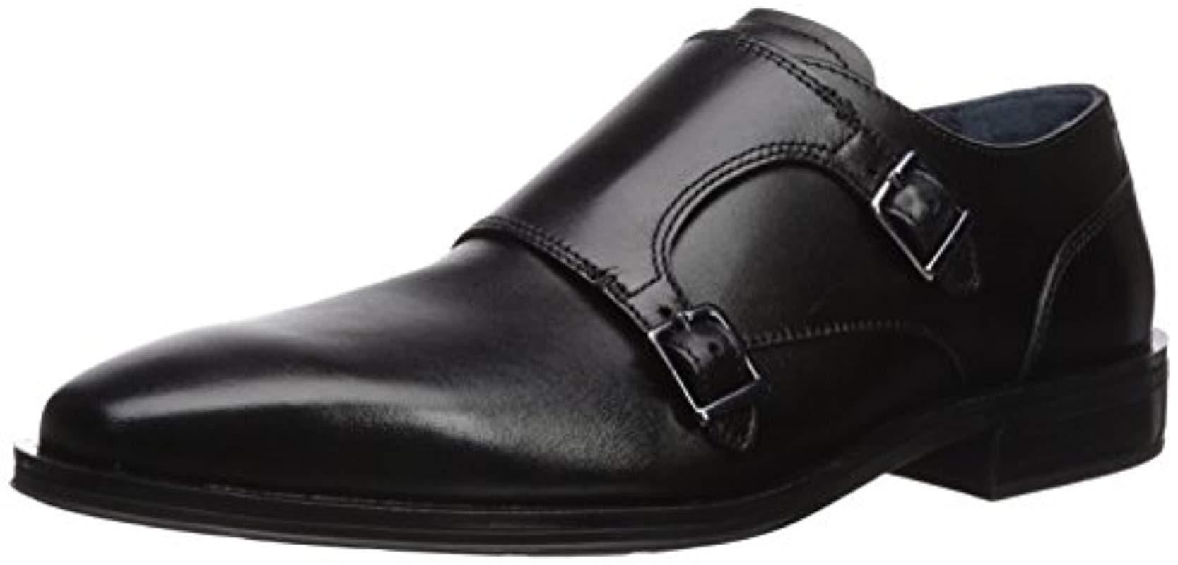 cole haan double monk black