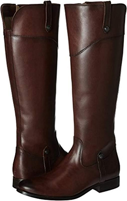 frye melissa tab tall leather boot
