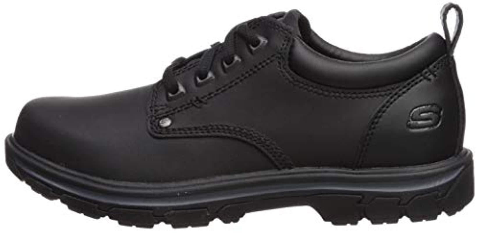 skechers men's rilar memory foam oxford