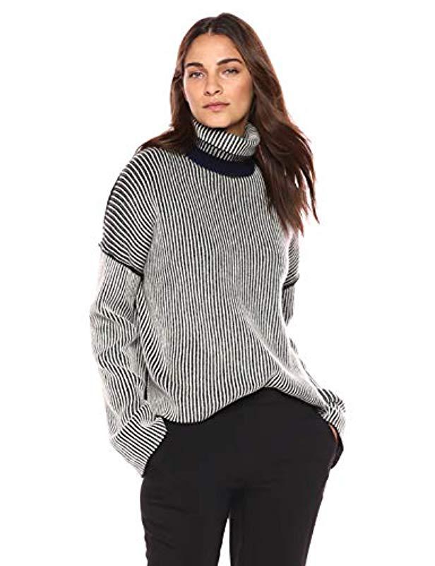 oversized turtleneck black
