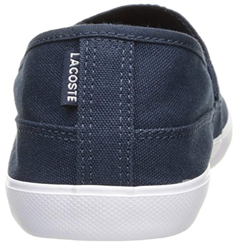 lacoste men's marice canvas loafer