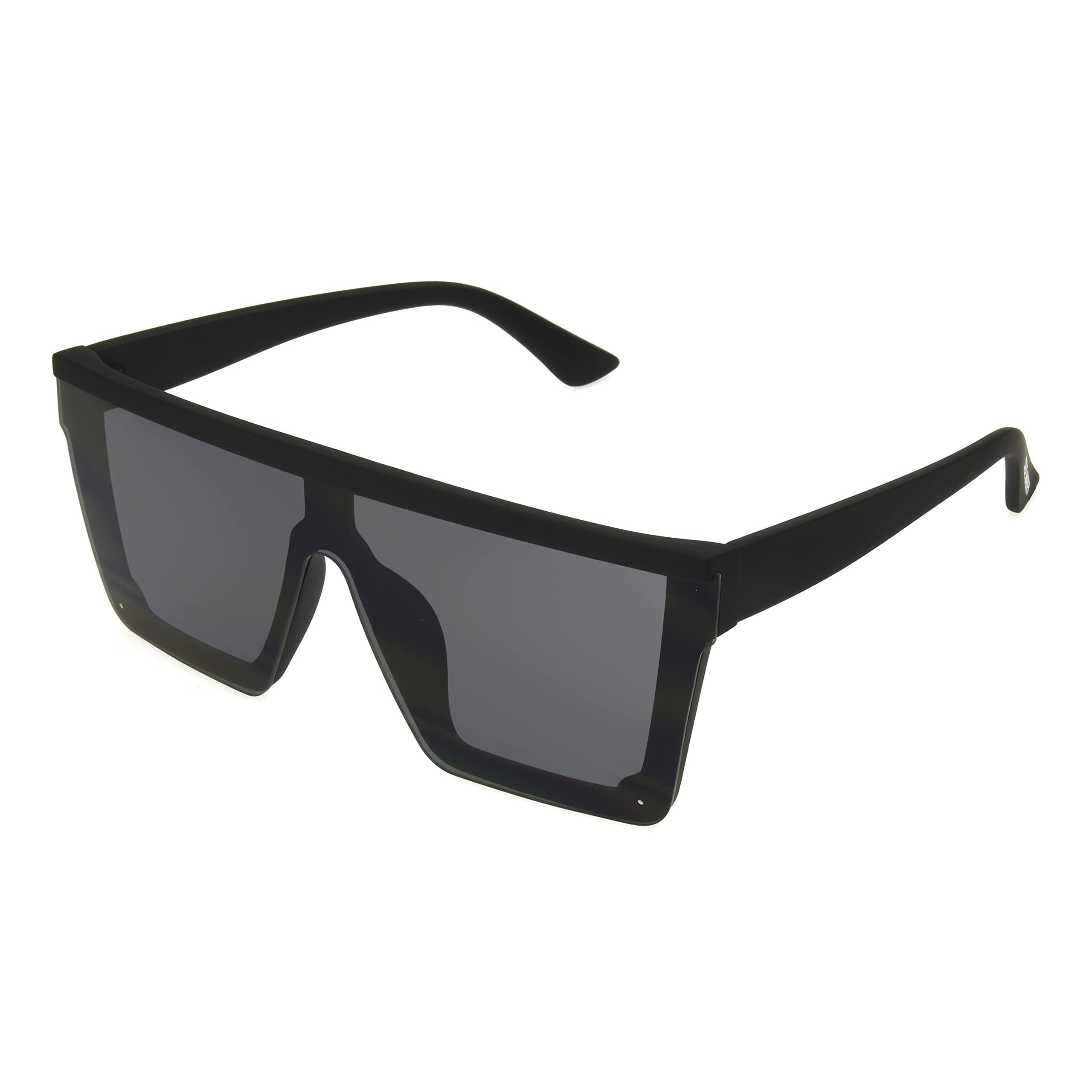 Steve Madden Meriah Sunglasses Shield in Black | Lyst