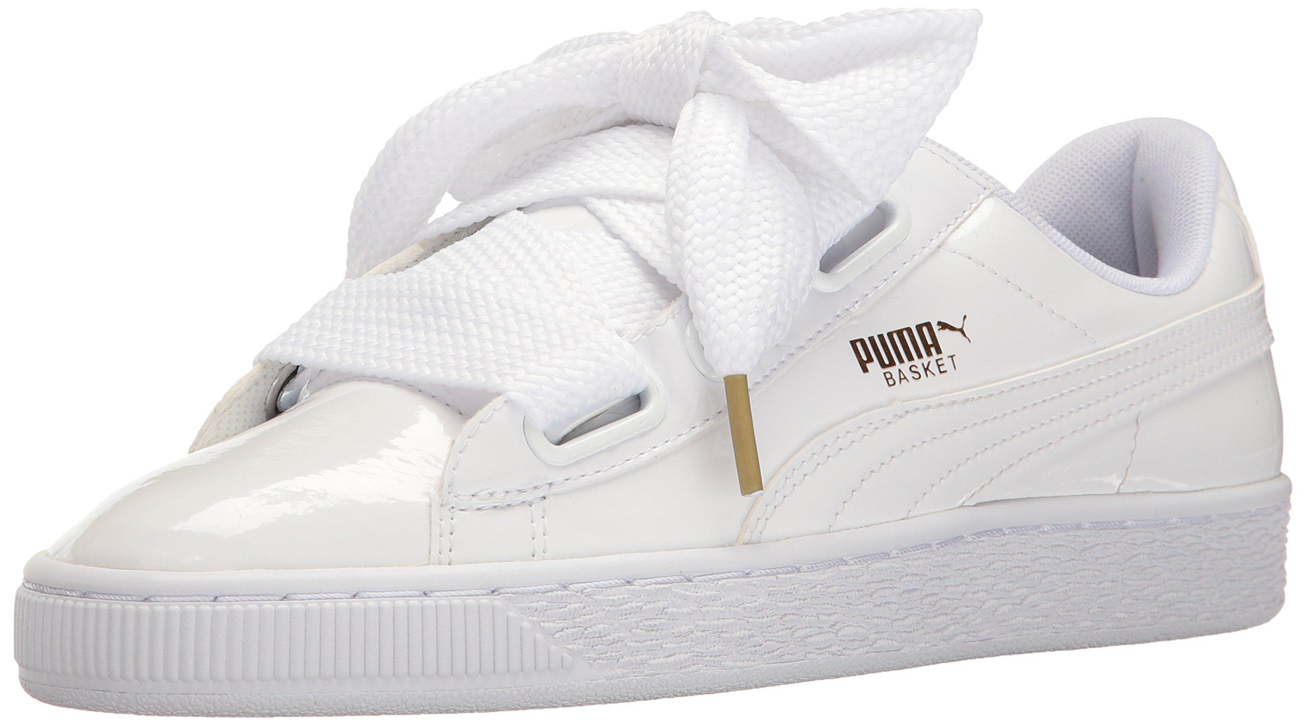 PUMA Basket Heart Patent Wn's Trainers in White Patent (White) | Lyst