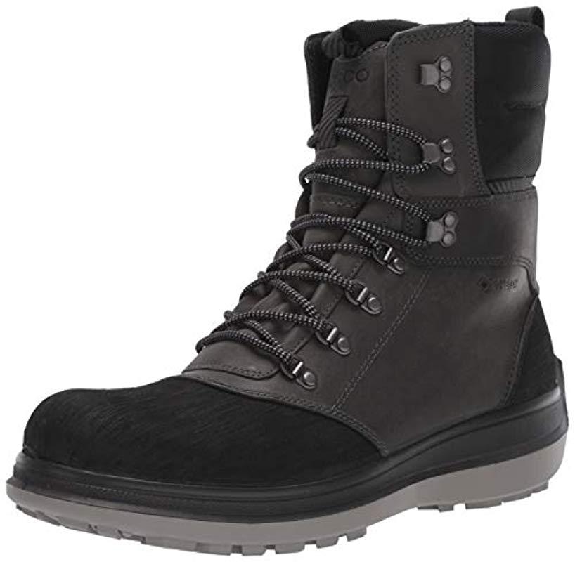 Ecco Leather Roxton Winter Goretex Snow Boot in Black for Men Lyst