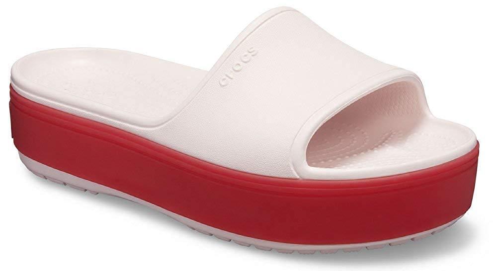crocs platform slide