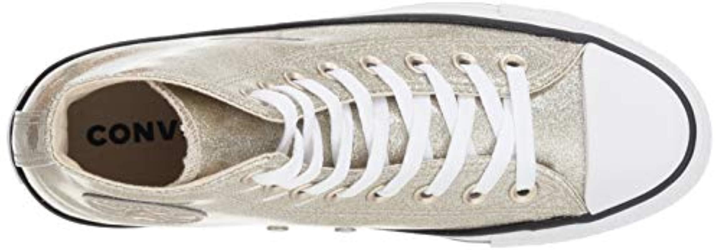 converse women's chuck taylor all star glitter canvas low top sneaker