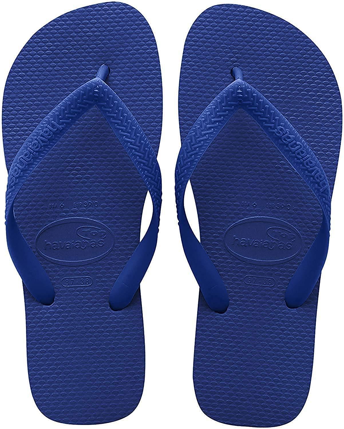 Havaianas Rubber Top Flip Flop Sandal,marine Blue,37/38 Br - Save 47% ...