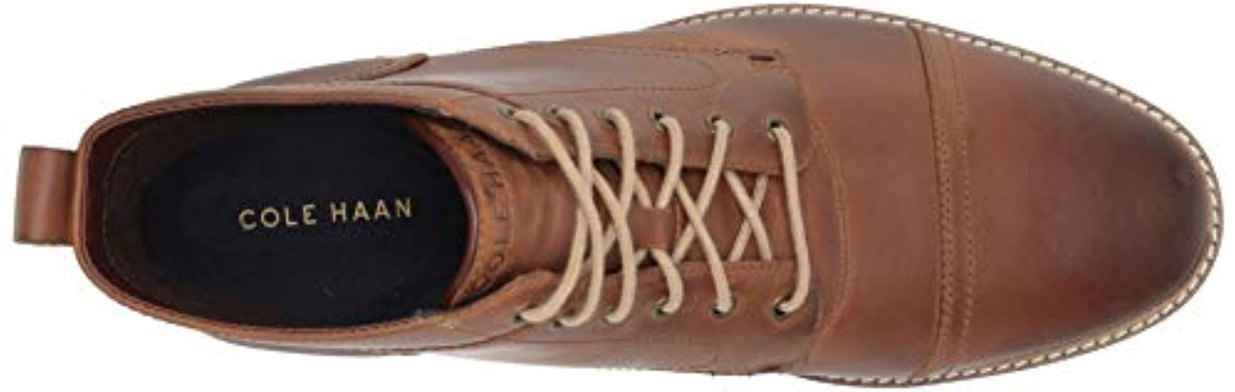cole haan nathan cap toe boot