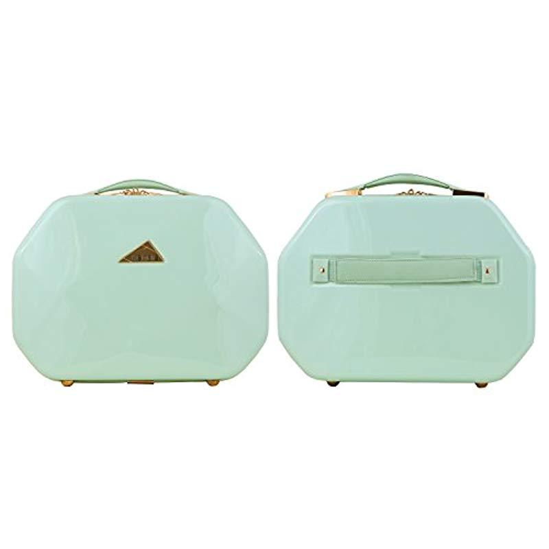 Kensie 3d Gemstone Tsa Lock Spinner Hardside Luggage And Tote