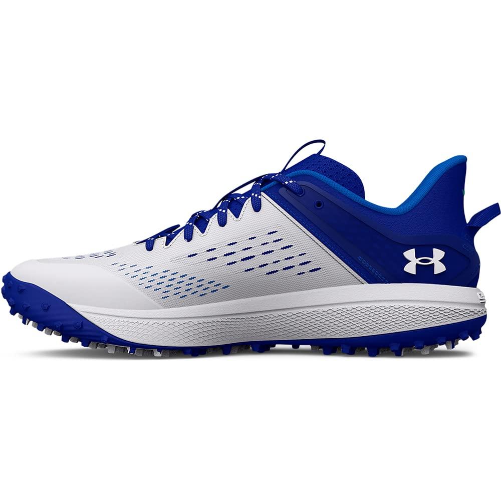 Under Armour Yard Low Turf Baseball Shoe, in Blue for Men | Lyst