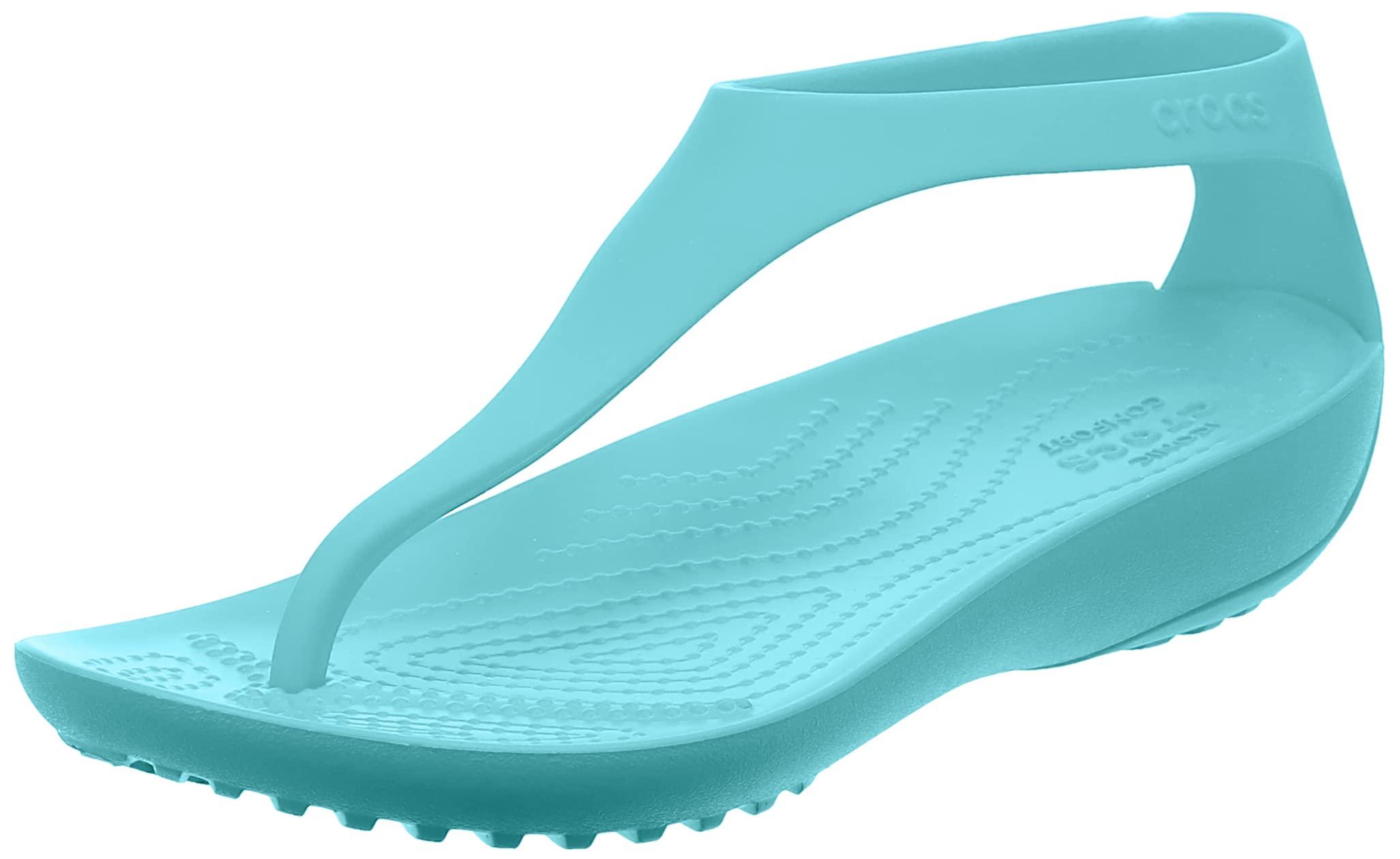 Crocs™ Serena Flip Flop in Blue | Lyst