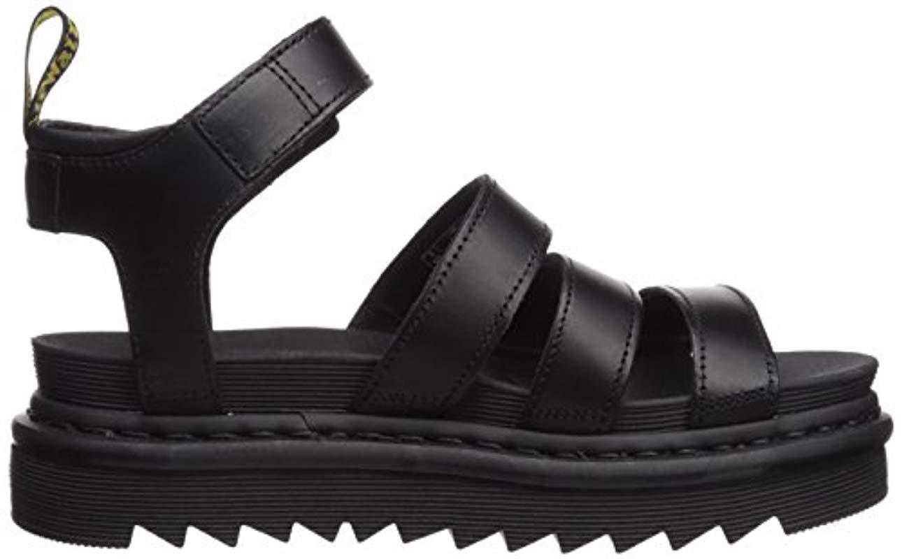 black dr marten blaire sandals