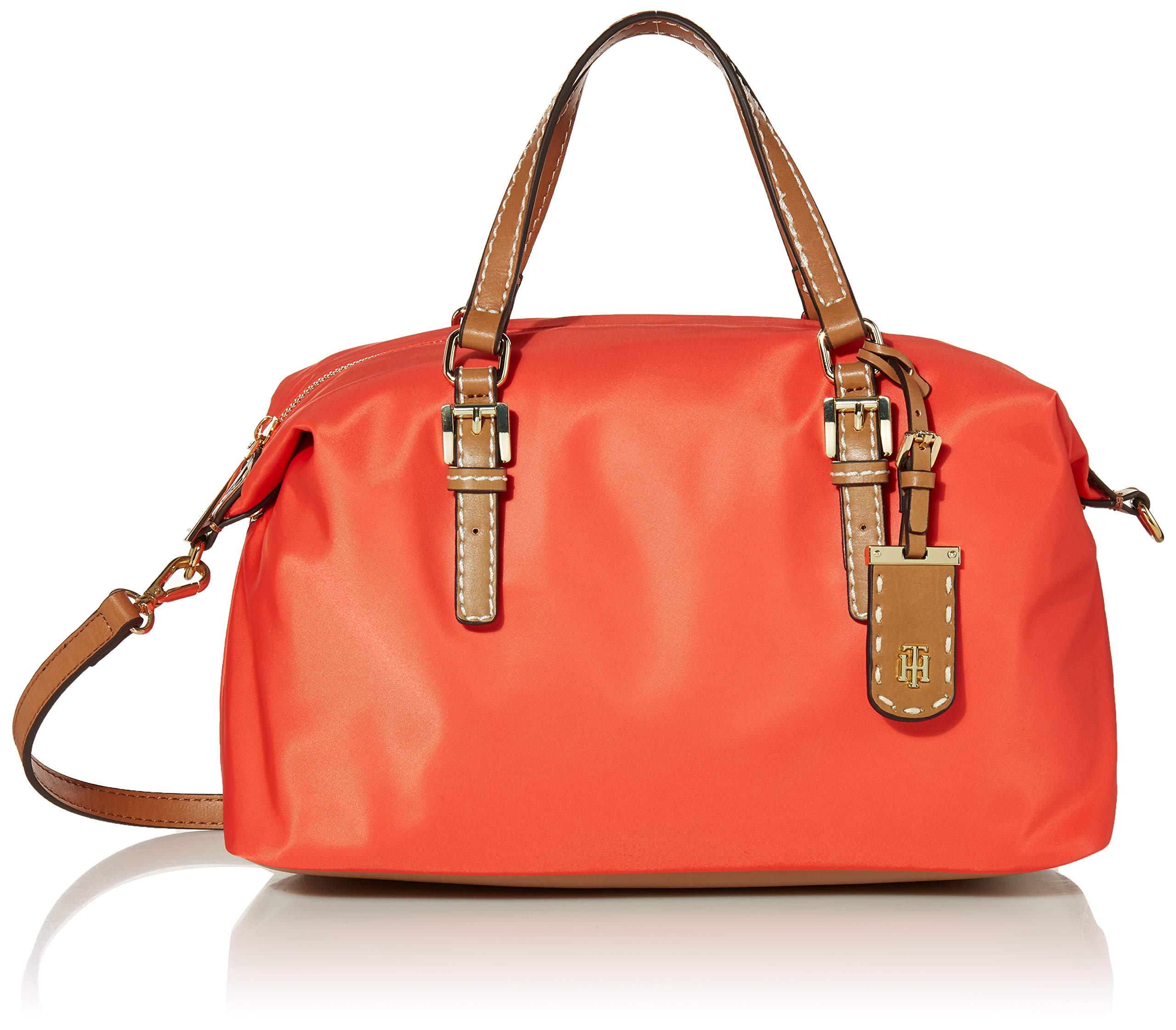 Tommy Hilfiger Satchel Bag Nylon Julia in Red Lyst