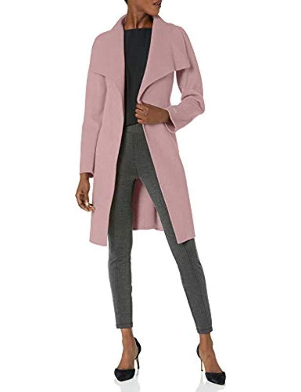 t tahari wool wrap coat