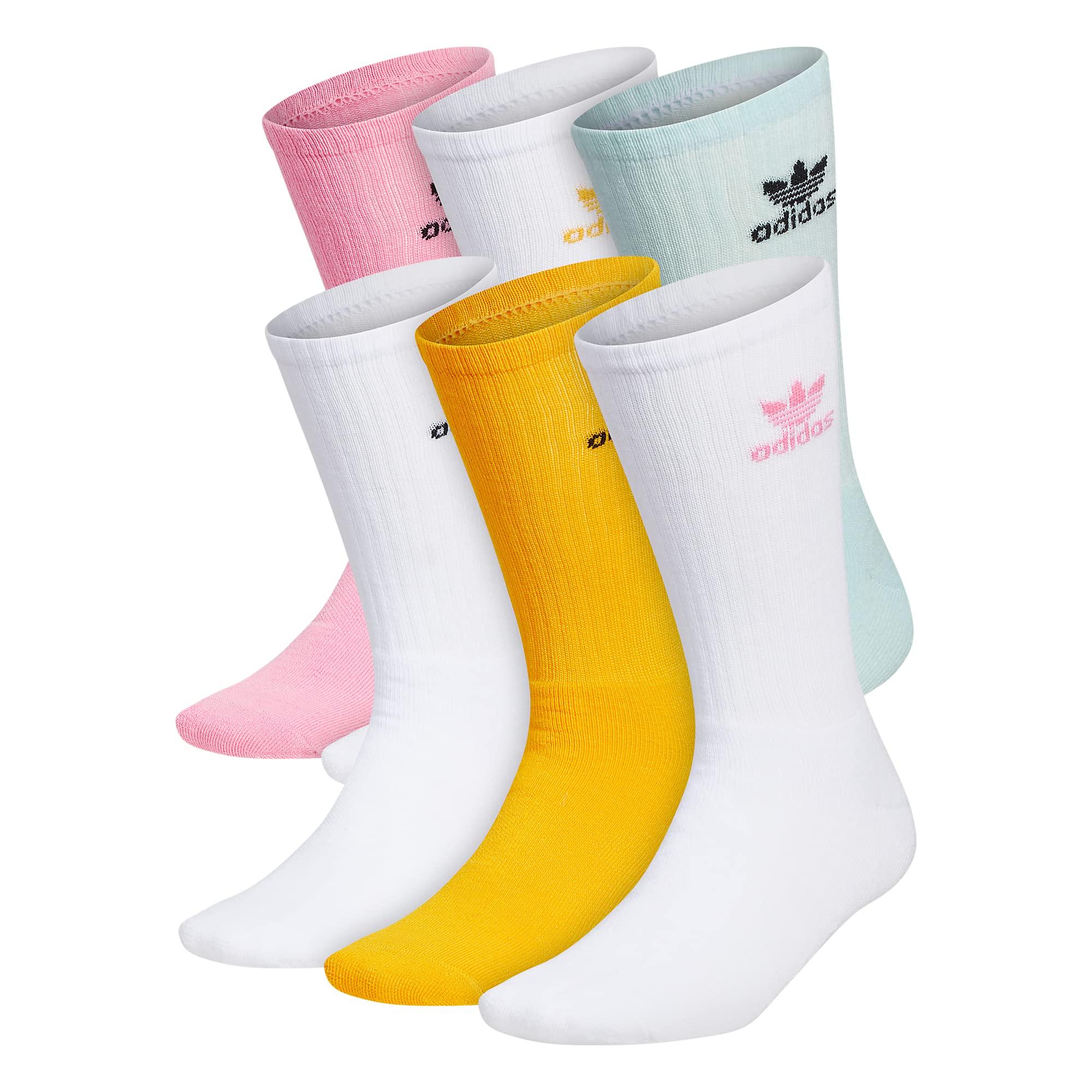 adidas Originals Trefoil Crew Socks in Yellow | Lyst