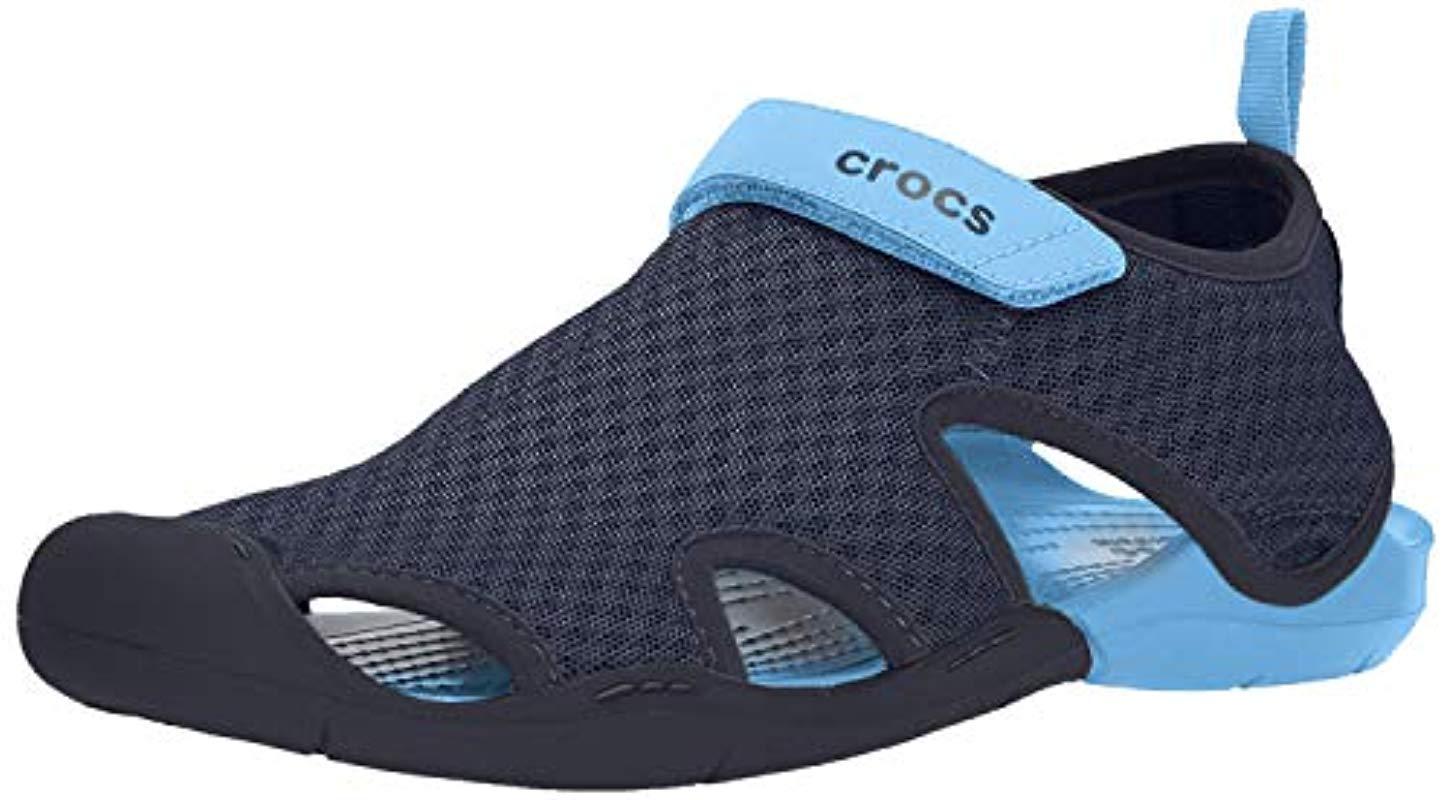 Crocs™ Swiftwater Mesh Sandal in Blue | Lyst