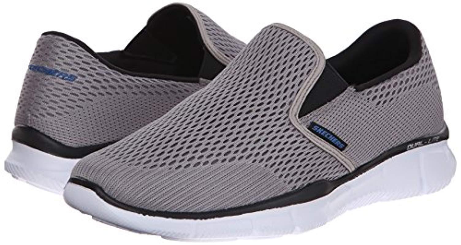 Skechers Sport Equalizer Double Play Slipon Loafer in Gray for Men Lyst