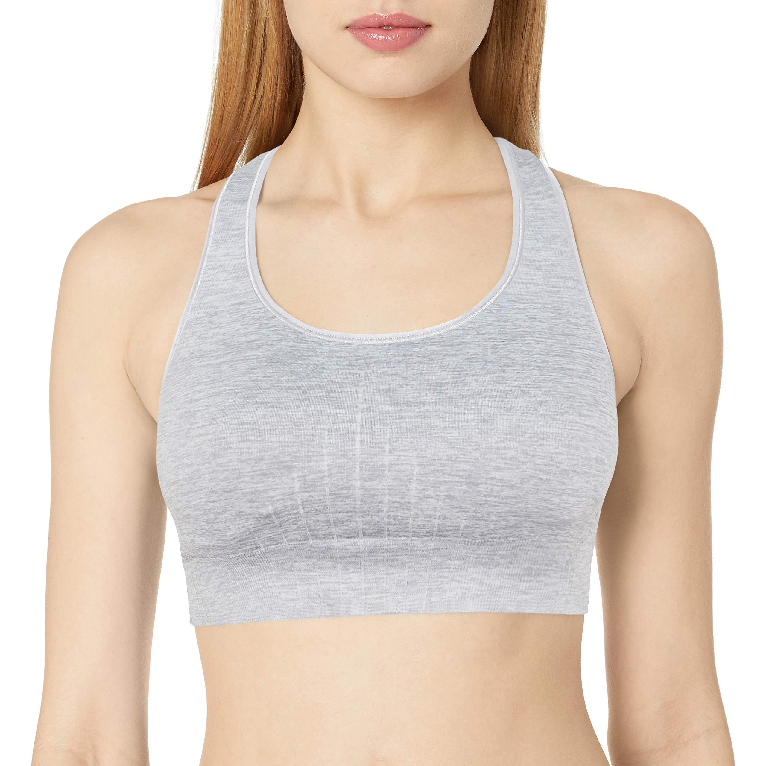 Champion C9 Medium Support Seamless Racerback Bra in Gray Lyst