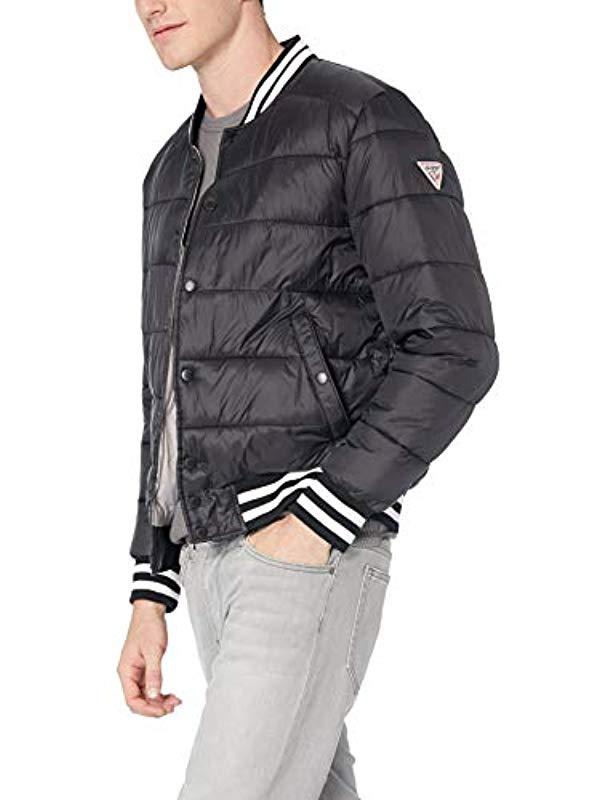 varsity puffer jacket