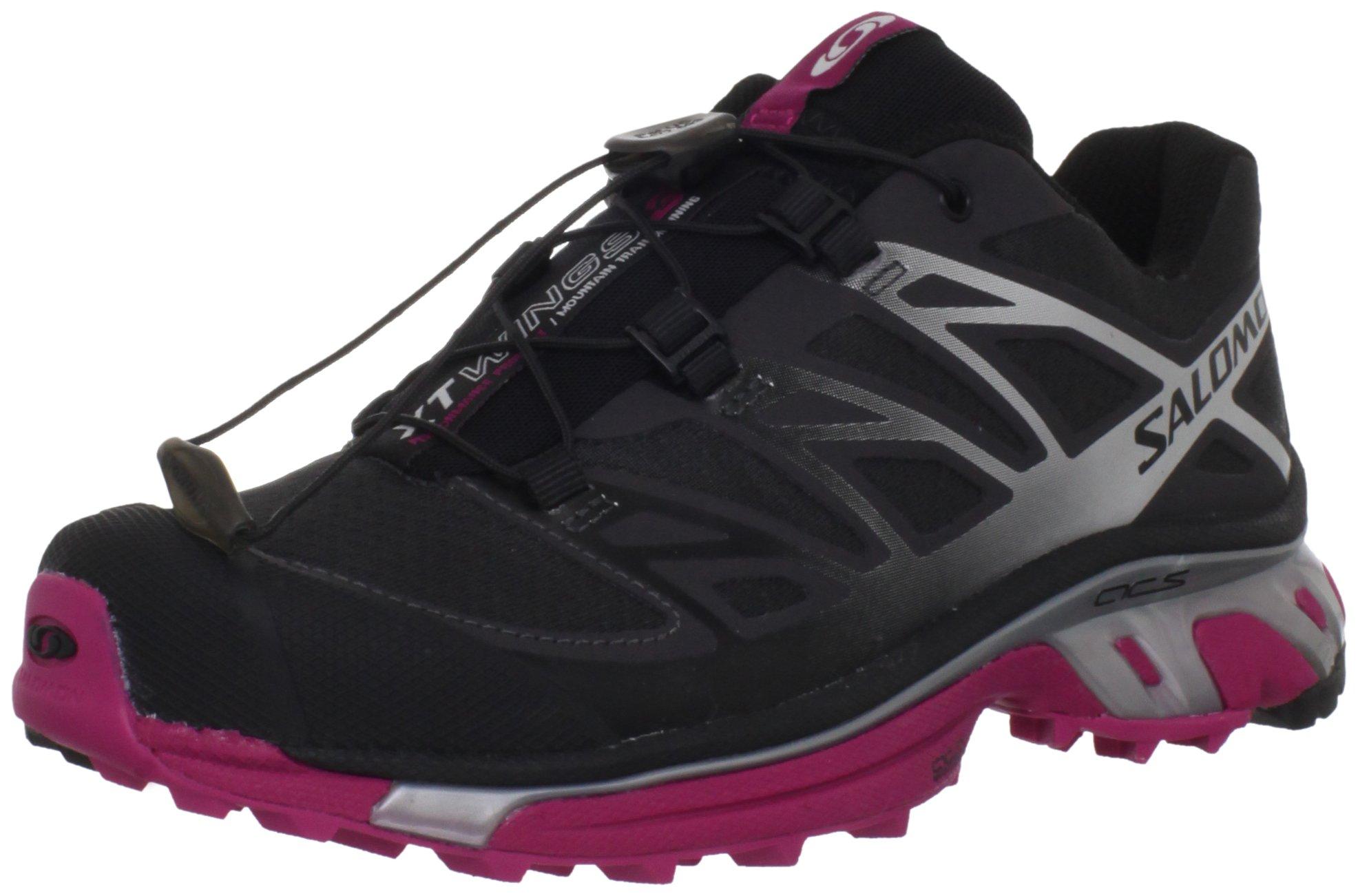 Salomon Xt Wings 3 Trail Running Shoe,asphalt/silver Metallic/fancy Pink,11  M Us in Black | Lyst