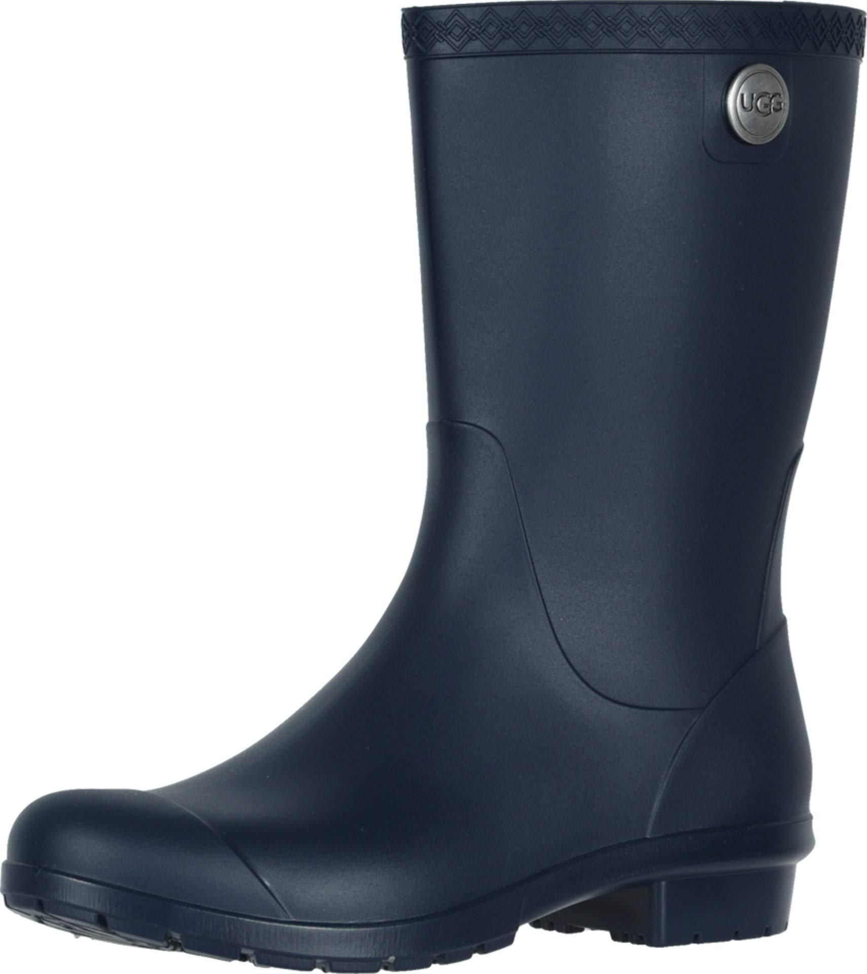 navy blue rain boots womens