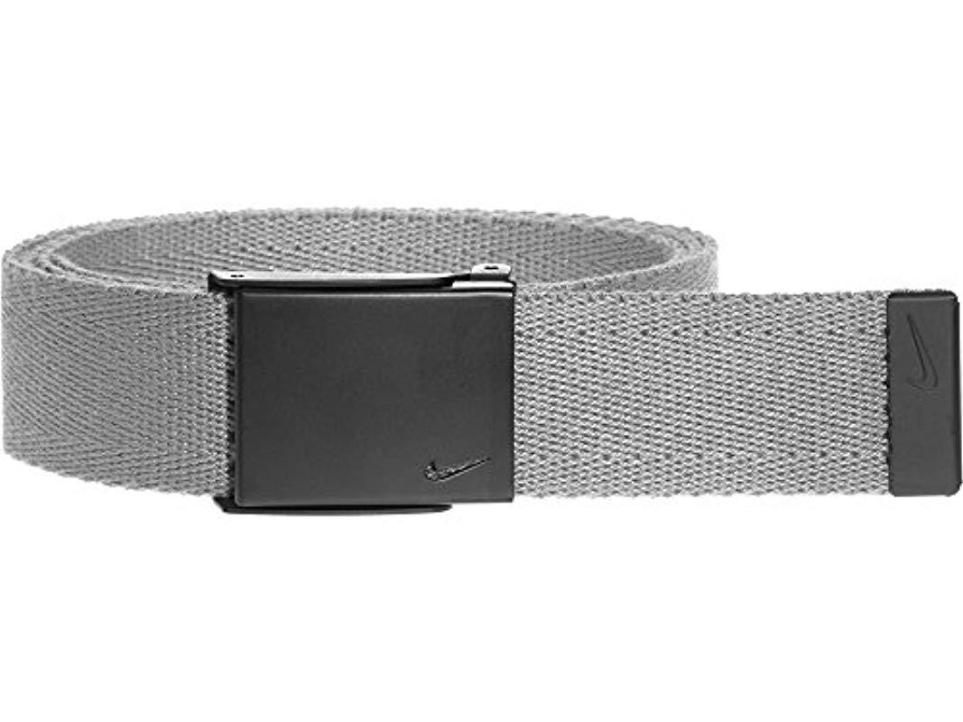 Nike Single Web Belt W/matte Black Finish for Men - Lyst