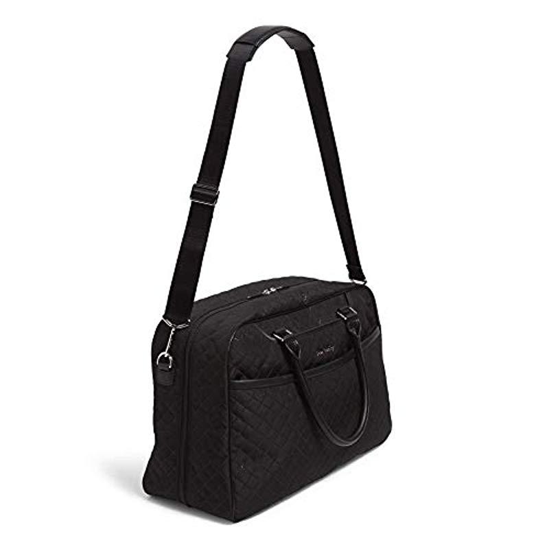 Vera Bradley Lay Flat Weekender Travel Bag in Black Save 19 Lyst