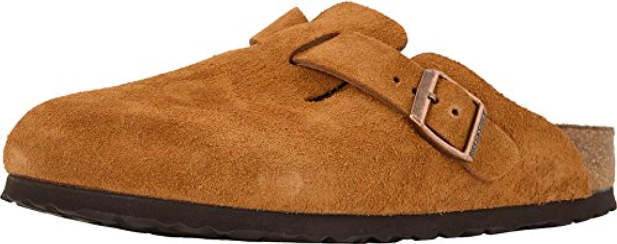 birkenstock boston soft footbed mink