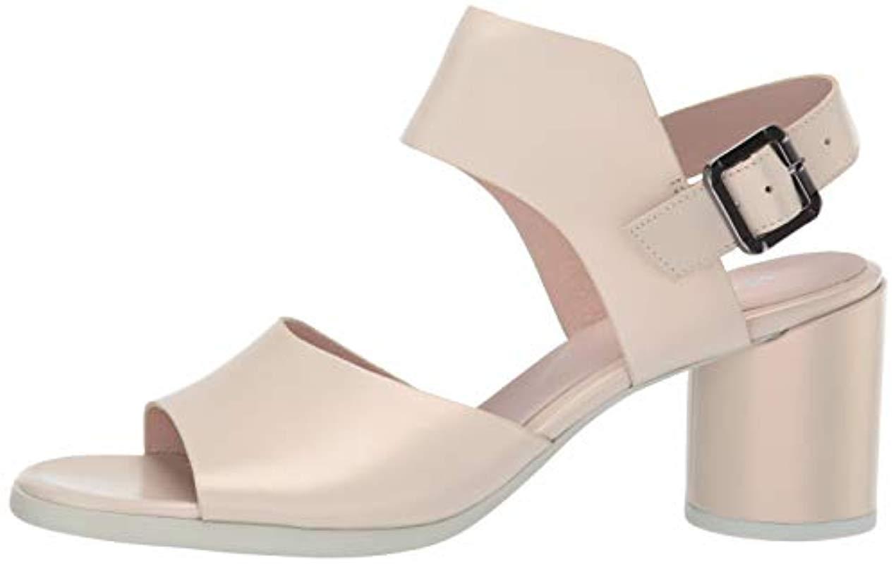ecco block heel sandals