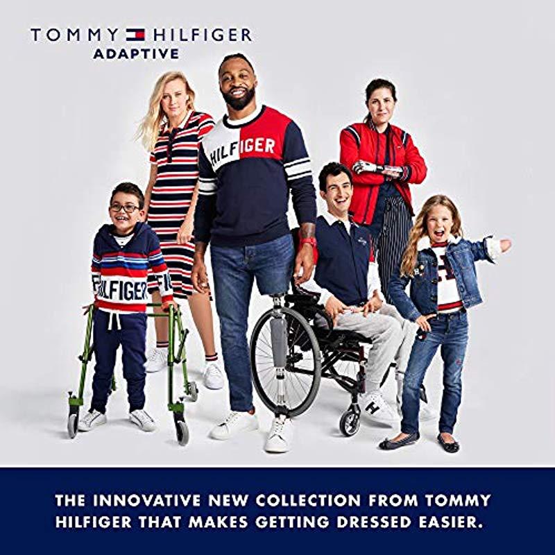 tommy adaptive signature stripe tee