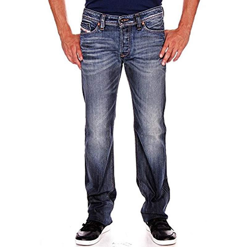 DIESEL Viker Regular Slim Straight-leg Jean 0885k in Blue for Men | Lyst