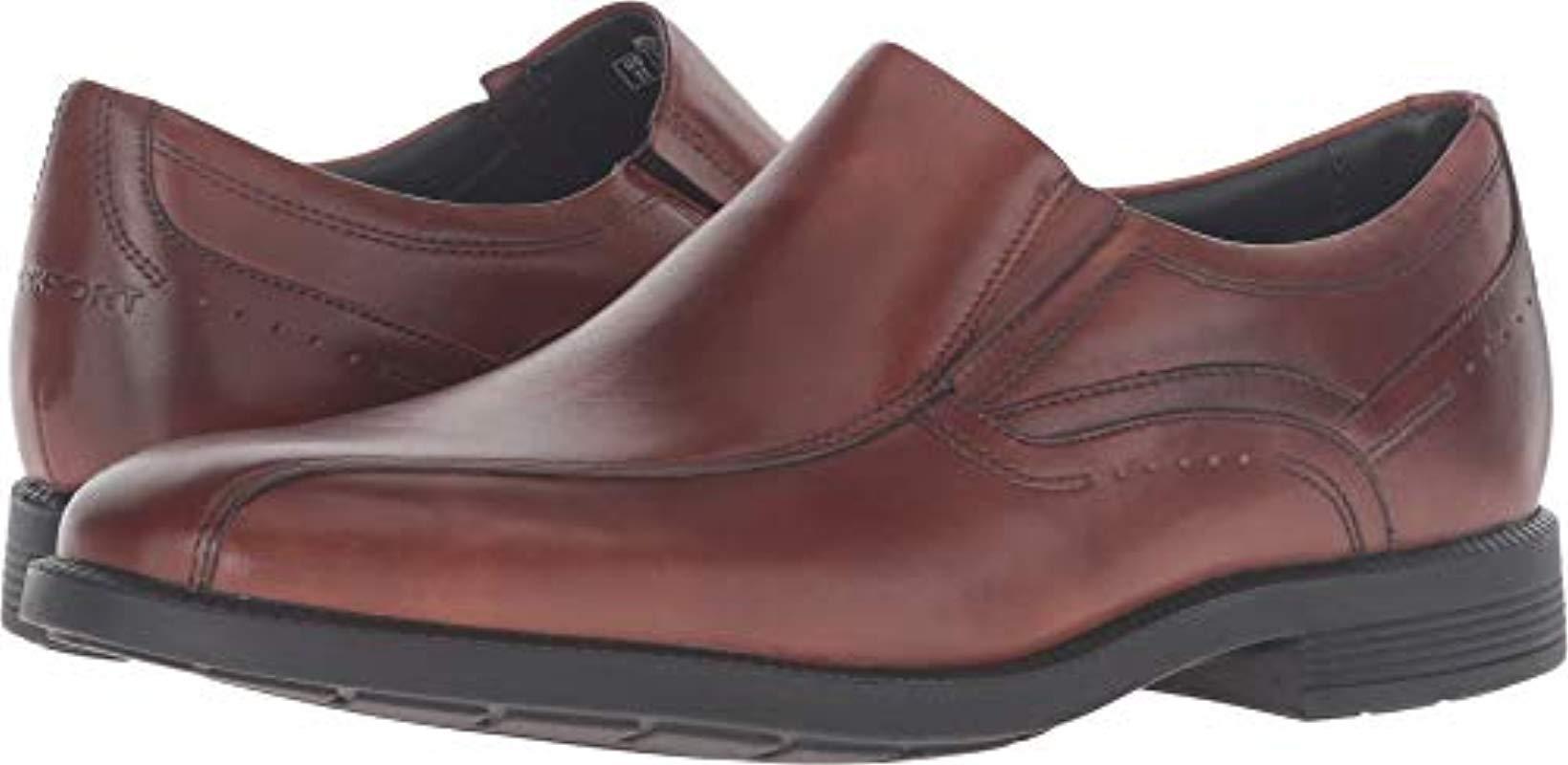 rockport dressports luxe bike toe slip on
