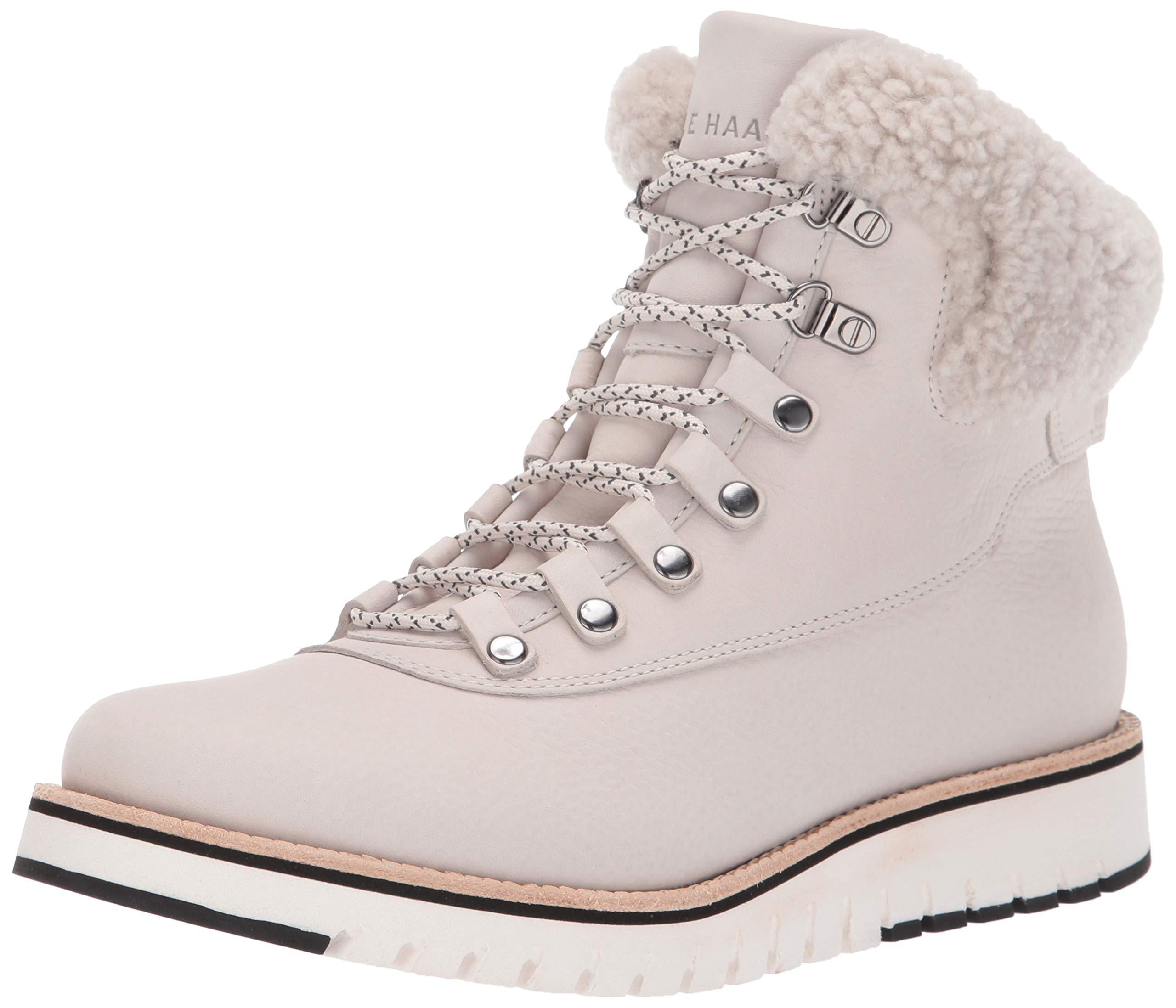 Cole Haan Leather Zerogrand Explorer Hiker Hiking Boot in White | Lyst
