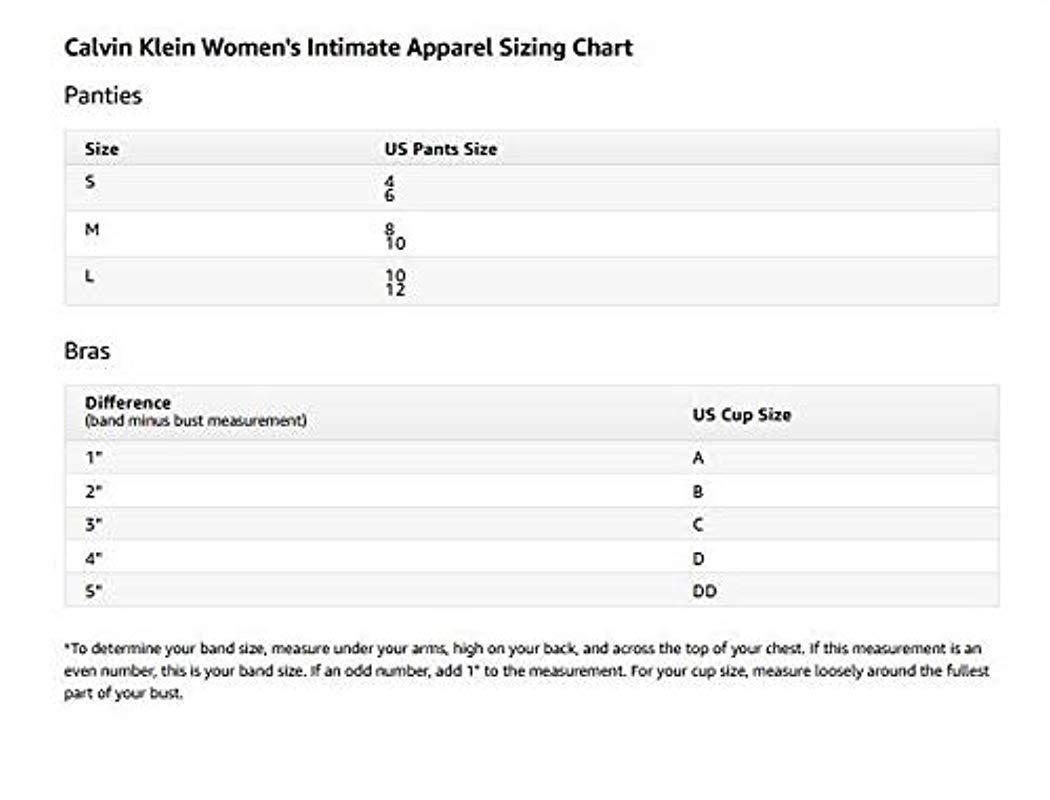 Gilly Hicks Bra Size Chart