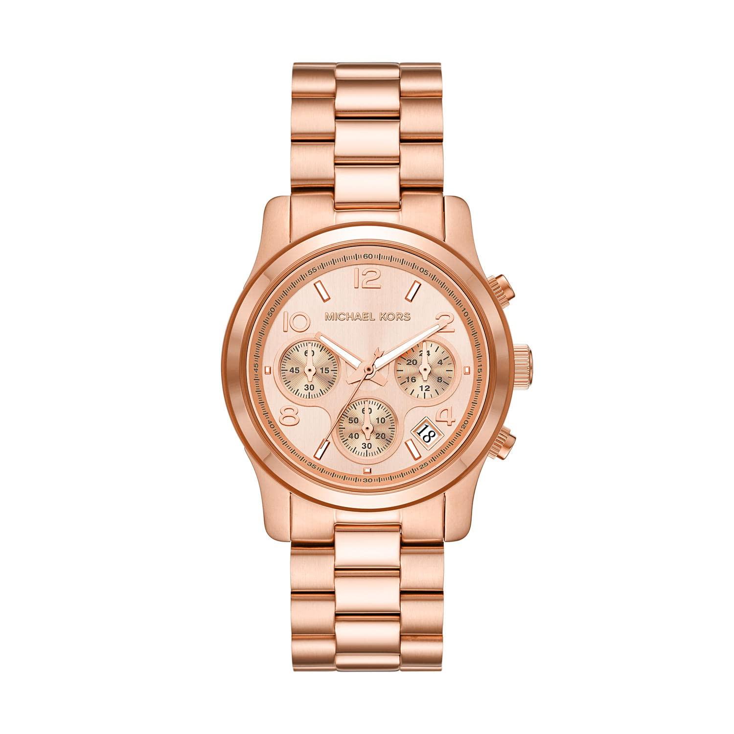 Michael Kors Mk7324 - Runway Chronograph Watch in Pink | Lyst