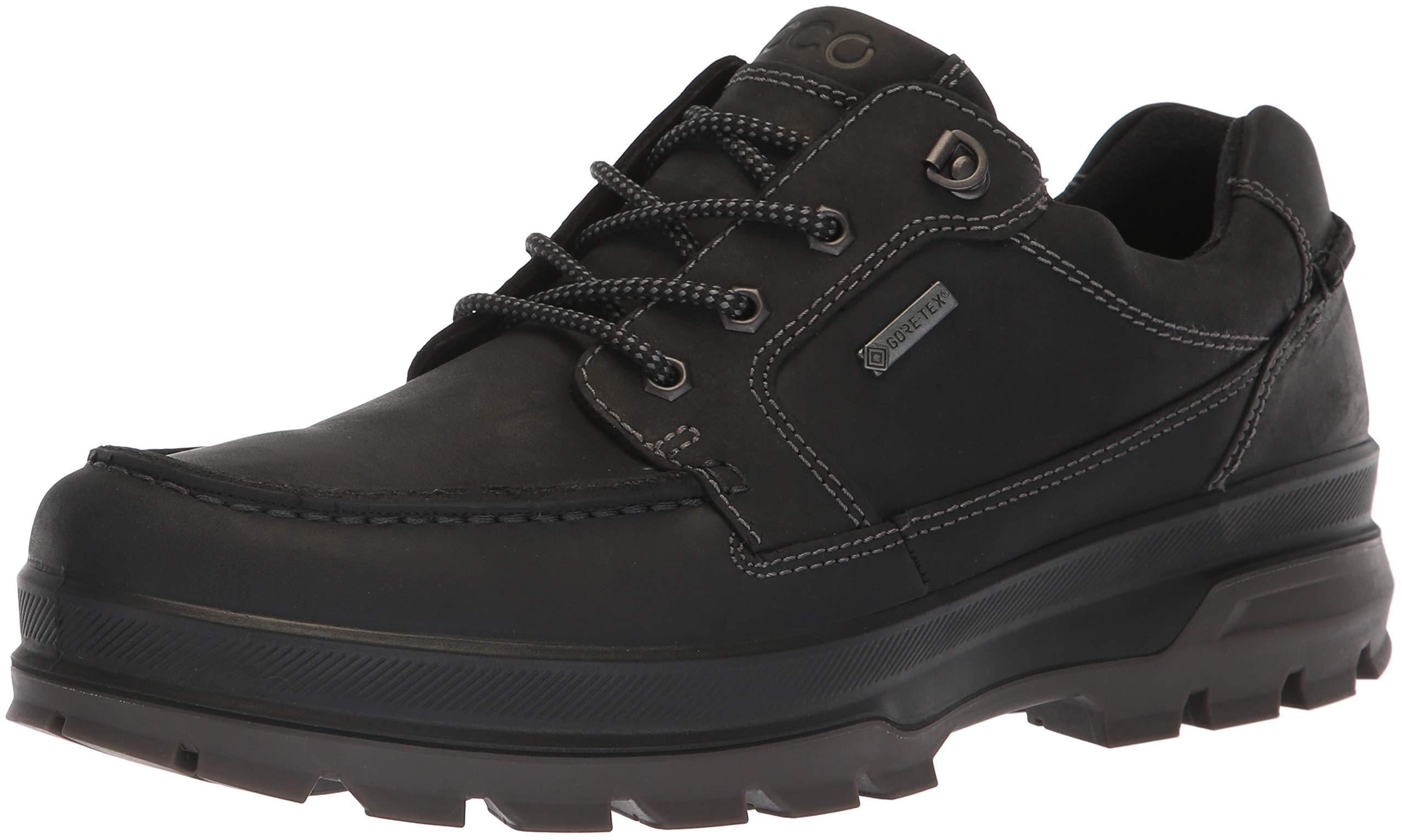 Ecco Rugged Track Gore-tex Moc Tie Hiking Shoe in Black for Men | Lyst
