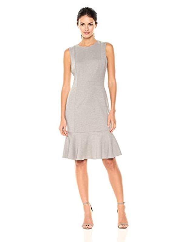 calvin klein flounce dress