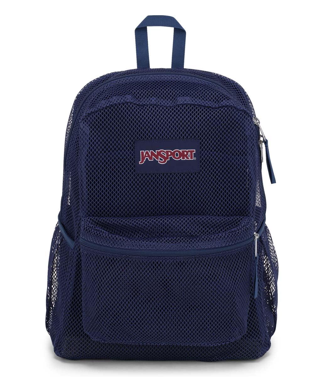 JANSPORT Eco Mesh Backpack Mochila, Bolsa De Libro, Negro, 17" X 12.5