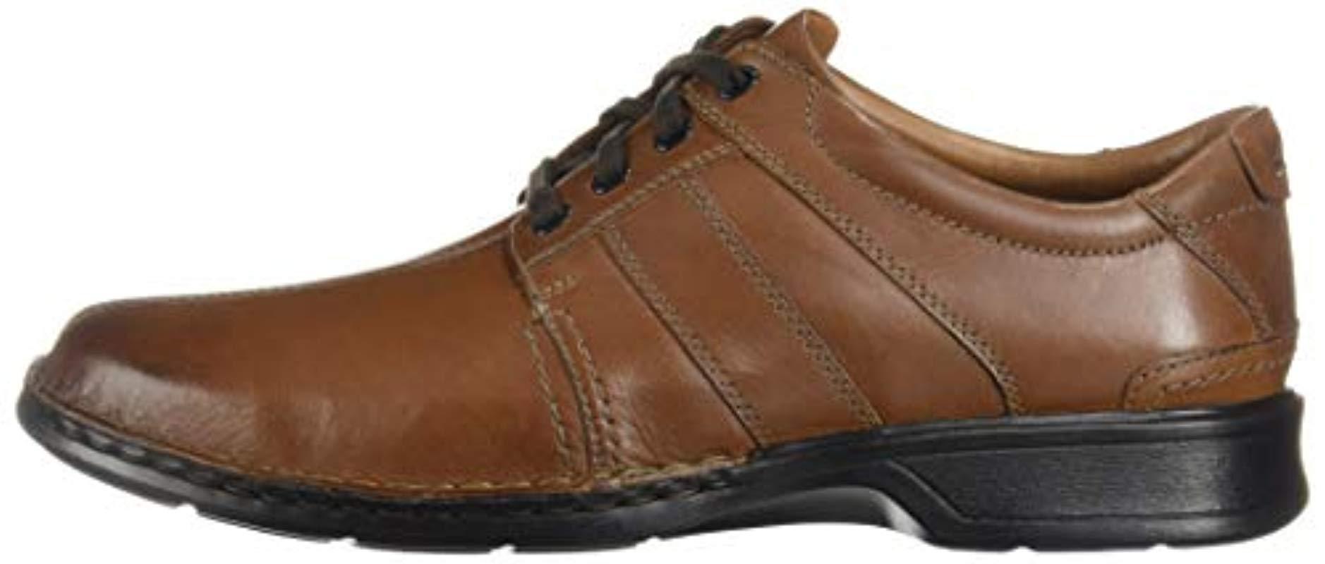 Clarks Leather Touareg Vibe Oxford in Brown Leather (Brown) for Men - Lyst