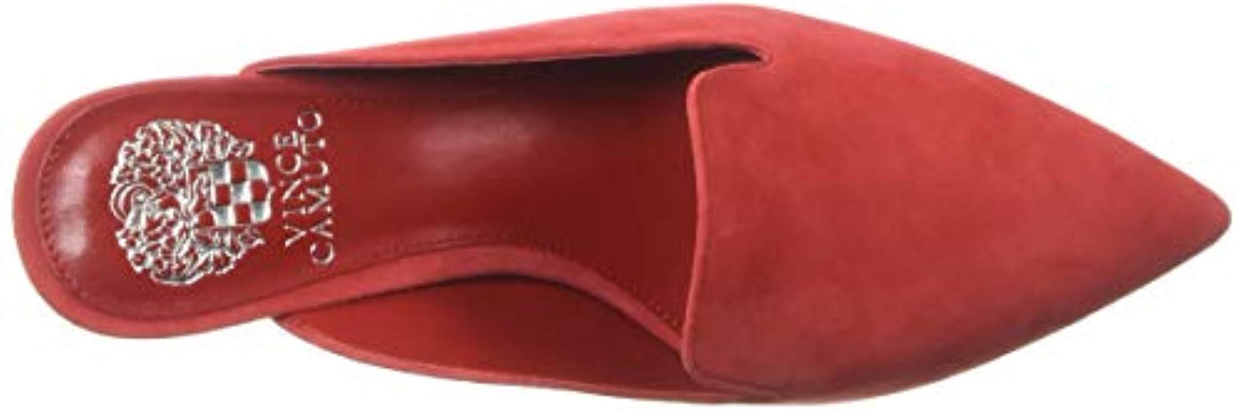 vince camuto red flats