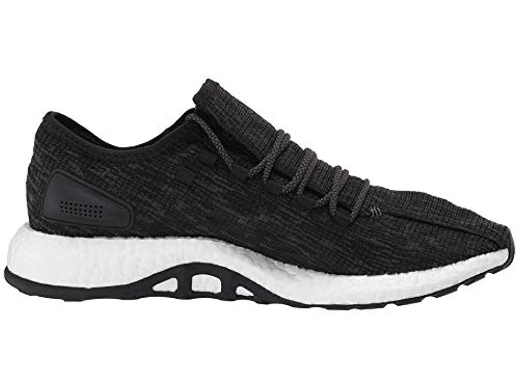 adidas men's pureboost running shoes black