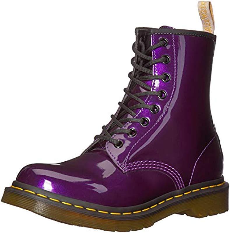 shiny purple doc martens