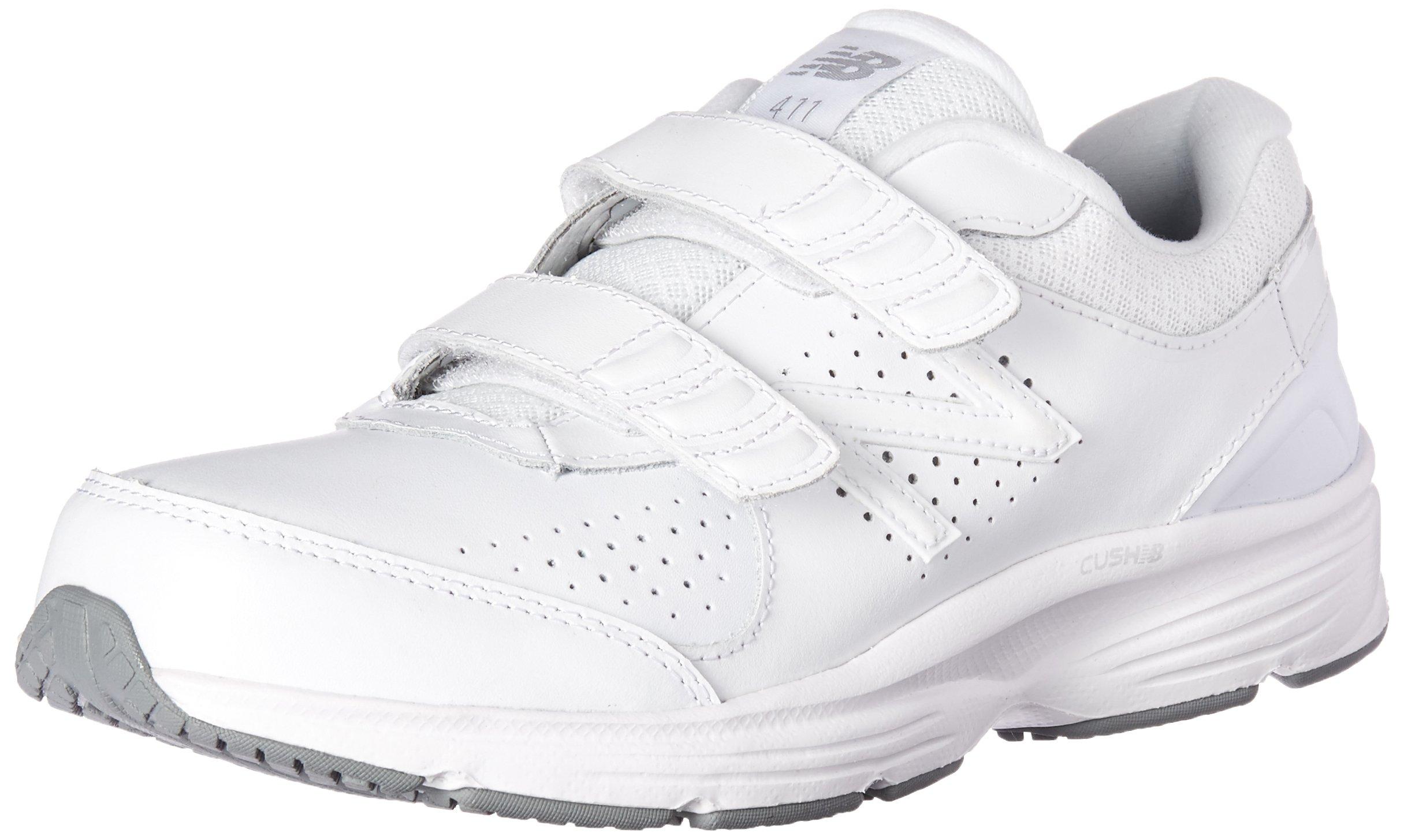 New Balance 411 V2 Hook And Loop Walking Shoe in White | Lyst