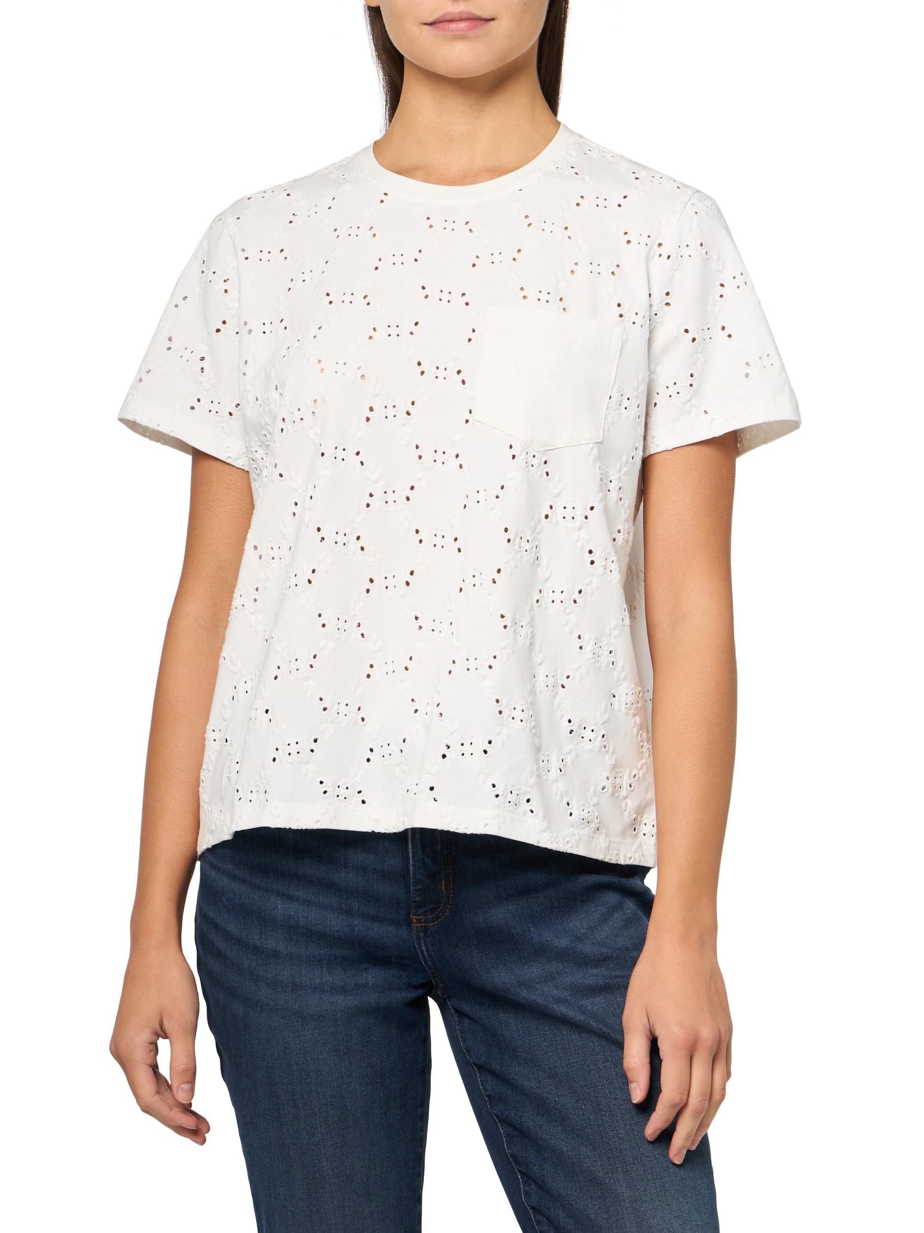 売れ筋商品|||ジョーンズニューヨーク カットソー トップス レディース Women's Printed Pocket T-Shirt Nyc White Jones New York T-shirts for Women | Online Sale up to 66