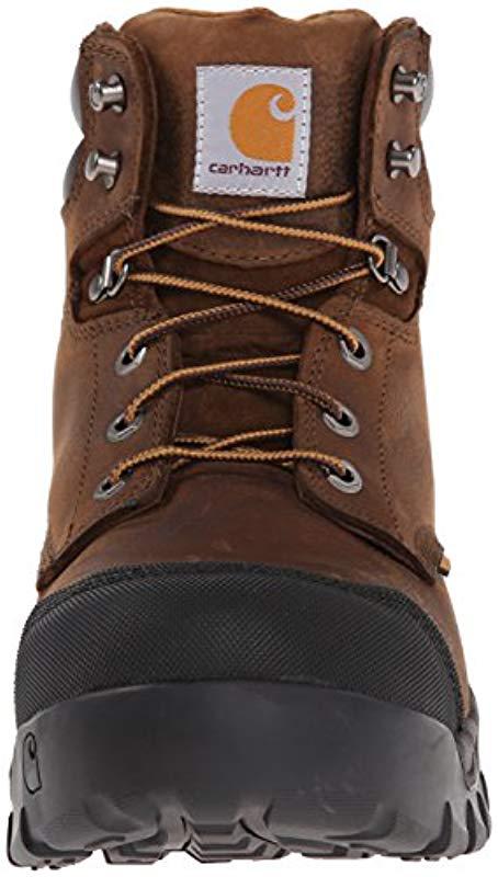 carhartt men's cmf6380 rugged flex six inch waterproof work boot