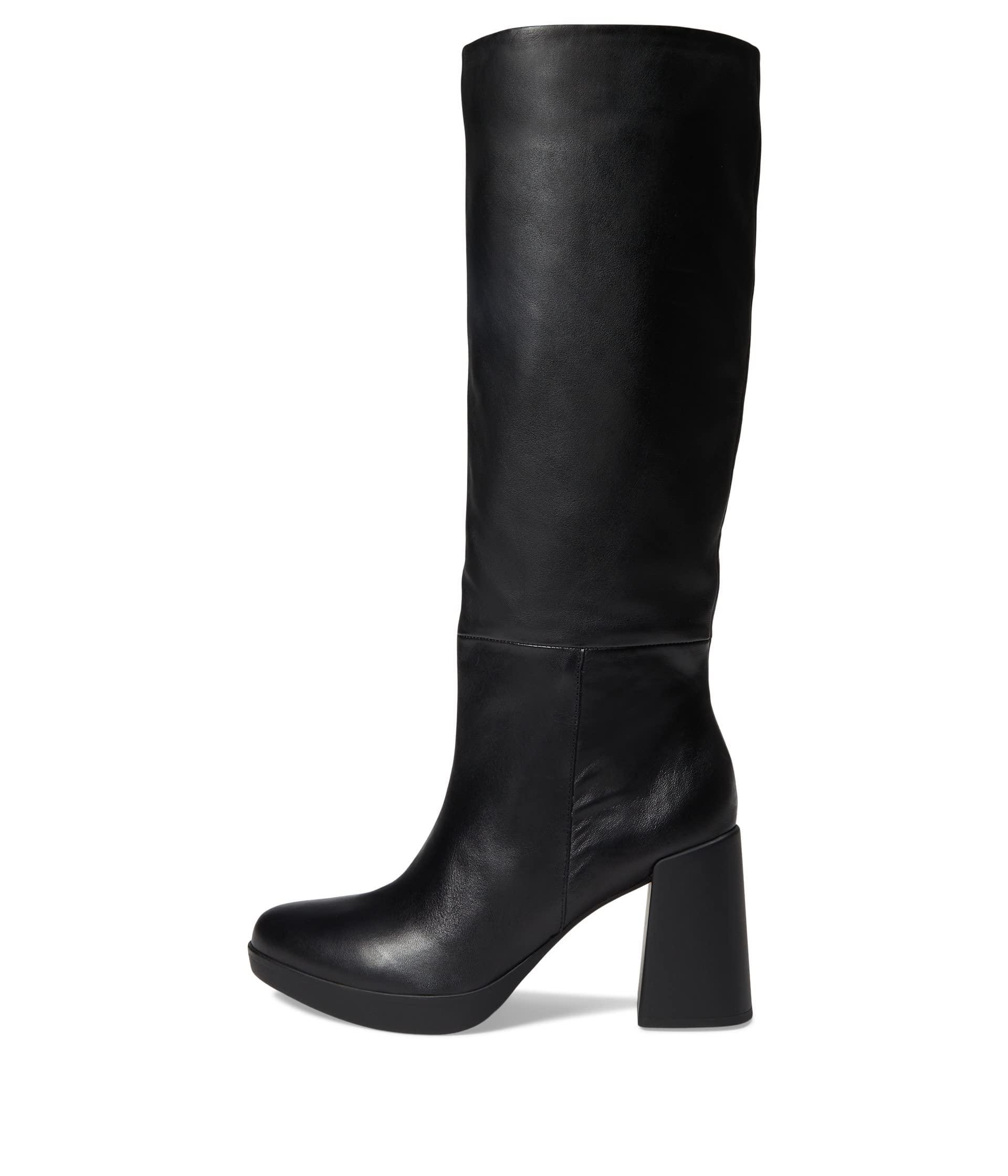 Naturalizer Leather Gen N Align Knee High Boot in Black Leather (Black ...