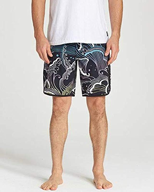 Billabong Mens 73 Line Up Pro Boardshort